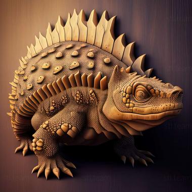 3D model Ankylosaurus (STL)